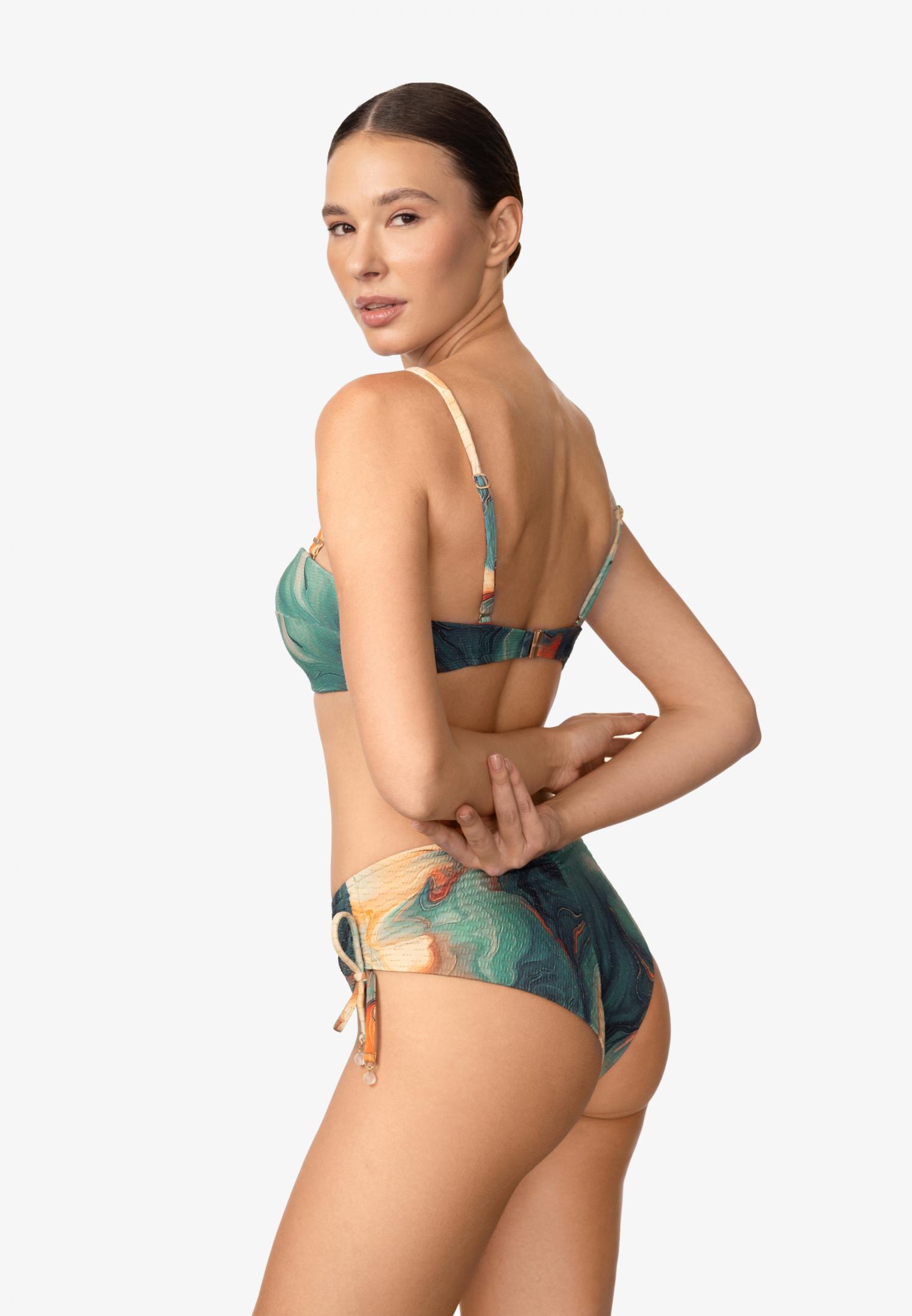 Плавки жіночі бразиліана з зав'язками